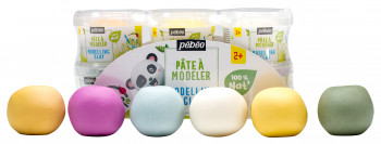 SET DECOUVERTE PATE A MODELER ASSORTIMENT MIXTE 6 POTS 90 GR